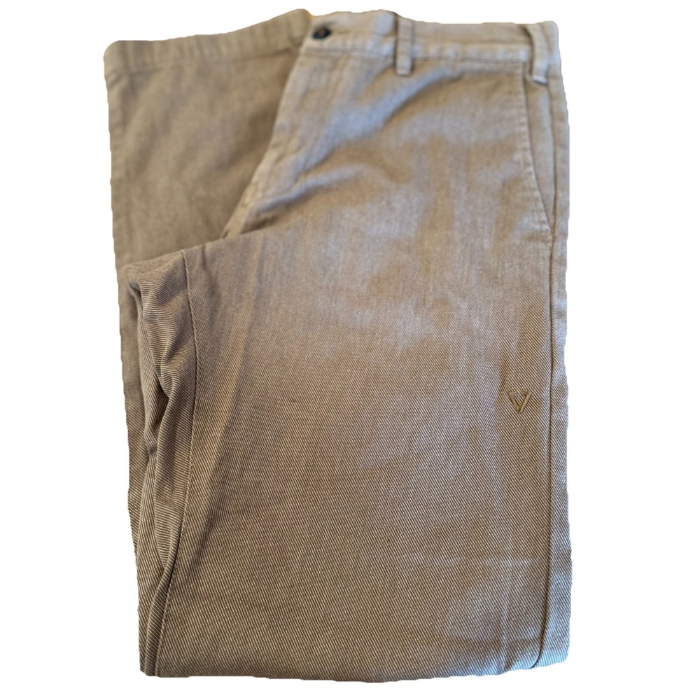 Vissla x Woodshop SF‎ 5-Pocket Pants Men's Tan Brown Chinos 30x31